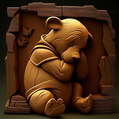3D model st Winnie the Pooh from The Adventures of Winnie (STL)